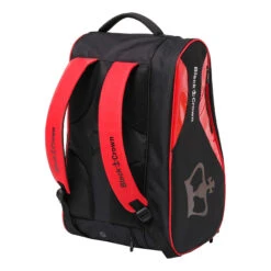 BLACK CROWN Zeus Borsa Per Racchetta - Nero, Rosso -Attrezzatura Da Tennis 0001300000 0 2 1