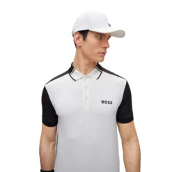 Boss Patteo MB 8 Polo Uomini - Bianco, Nero -Attrezzatura Da Tennis 00013000 16