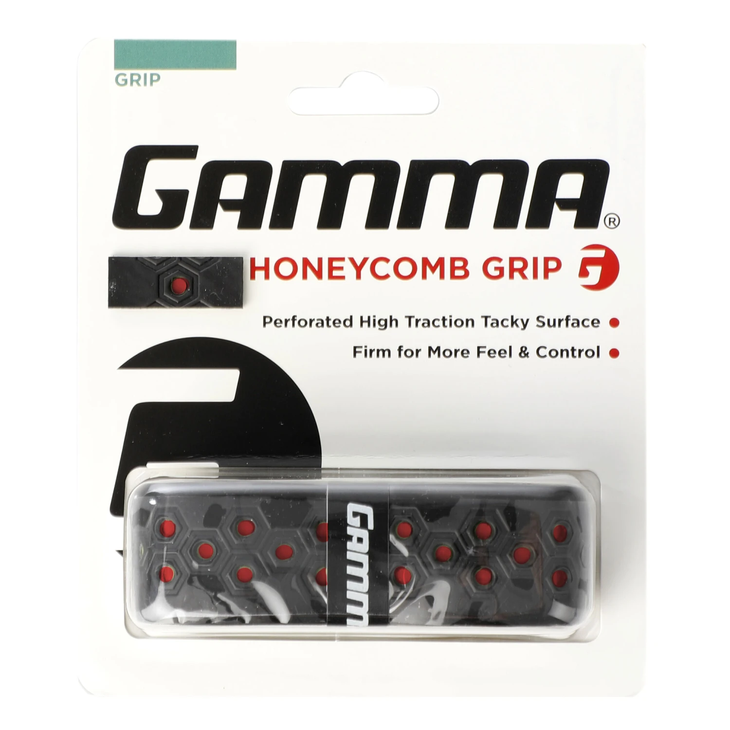 GAMMA Honeycomb Cushion Grip Confezione Da 1 - Nero, Rosso 3 GAMMA Honeycomb Cushion Grip Confezione Da 1 - Nero, Rosso