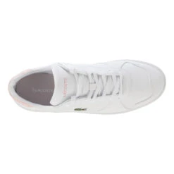 Lacoste Perf-Shot Scarpa Per Il Tempo Libero Donna - Bianco, Rosa -Attrezzatura Da Tennis 00056000 0 4