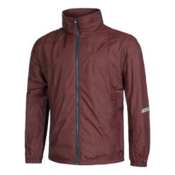 NOX Windbreaker Giacca Da Allenamento Uomini - Rosso Scuro