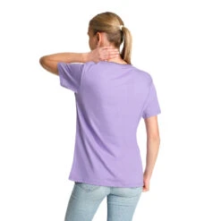 AO Stack Print Core Logo Maglietta Donna - Viola -Attrezzatura Da Tennis 00078000 0 4