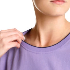 AO Stack Print Core Logo Maglietta Donna - Viola -Attrezzatura Da Tennis 00078000 0 8