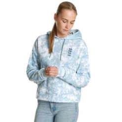 AO Tie Dye Felpa Con Cappuccio Donna - Blu Chiaro, Bianco 13 AO Tie Dye Felpa Con Cappuccio Donna - Blu Chiaro, Bianco -Attrezzatura Da Tennis 00083000 0 3