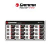 Gamma Racket Info Internationale Version Incollare Gli Adesivi Confezione Da 16 - Nero -Attrezzatura Da Tennis 0009400000 000