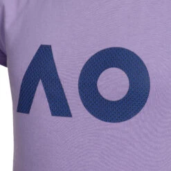 AO Stack Print Core Logo Maglietta Ragazze - Viola -Attrezzatura Da Tennis 00102000 10