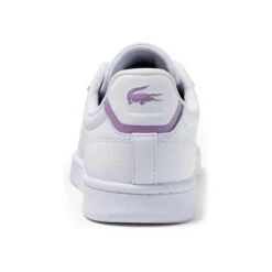 Lacoste Carnaby Pro Scarpa Per Il Tempo Libero Donna - Bianco, Lilla -Attrezzatura Da Tennis 00112000 0 2