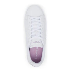 Lacoste Carnaby Pro Scarpa Per Il Tempo Libero Donna - Bianco, Lilla -Attrezzatura Da Tennis 00112000 0 4