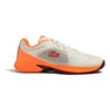 Lacoste Tech Point Scarpa Per Tutte Le Superfici Uomini - Bianco, Arancione -Attrezzatura Da Tennis 00156000 0 1