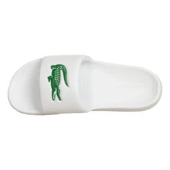 Lacoste Croco 1.0 Ciabatte Uomini - Bianco, Verde 9 Lacoste Croco 1.0 Ciabatte Uomini - Bianco, Verde -Attrezzatura Da Tennis 00169000 0 4