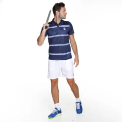 Ocean AOP Stripe Tournament Polo Uomini - Blu -Attrezzatura Da Tennis 00191000 13