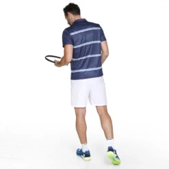 Ocean AOP Stripe Tournament Polo Uomini - Blu -Attrezzatura Da Tennis 00191000 14