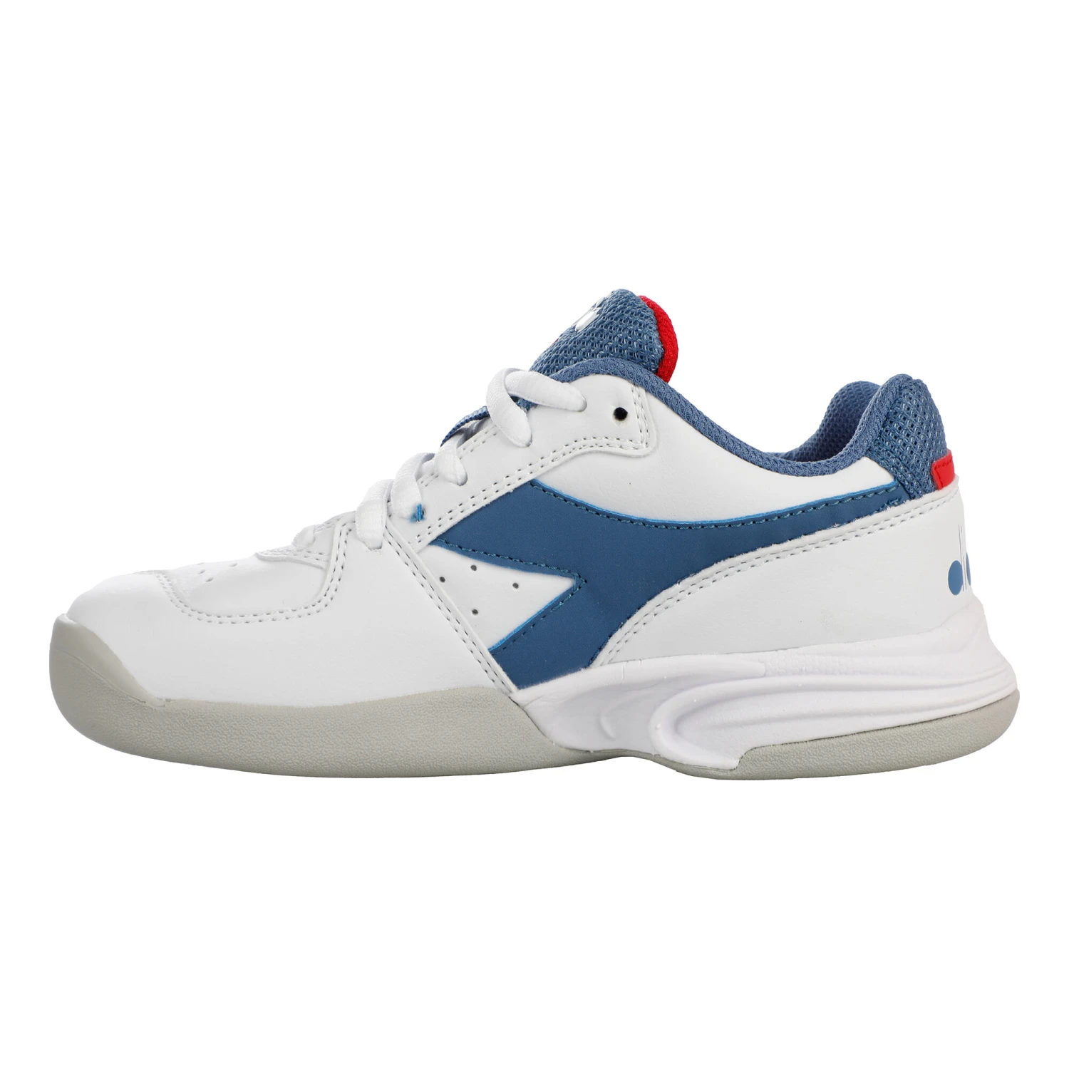 Diadora A Challenge 3 SL Scarpa Per Tappeto Bambini - Bianco, Blu 4 Diadora A Challenge 3 SL Scarpa Per Tappeto Bambini - Bianco, Blu - immagine 2