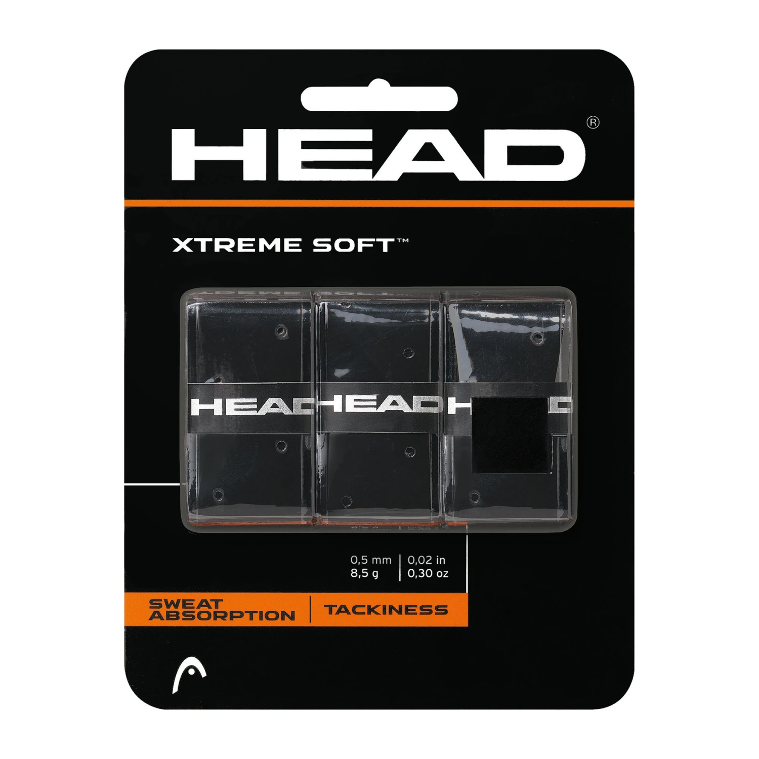 Head Xtreme Soft Confezione Da 3 - Nero 3 Head Xtreme Soft Confezione Da 3 - Nero