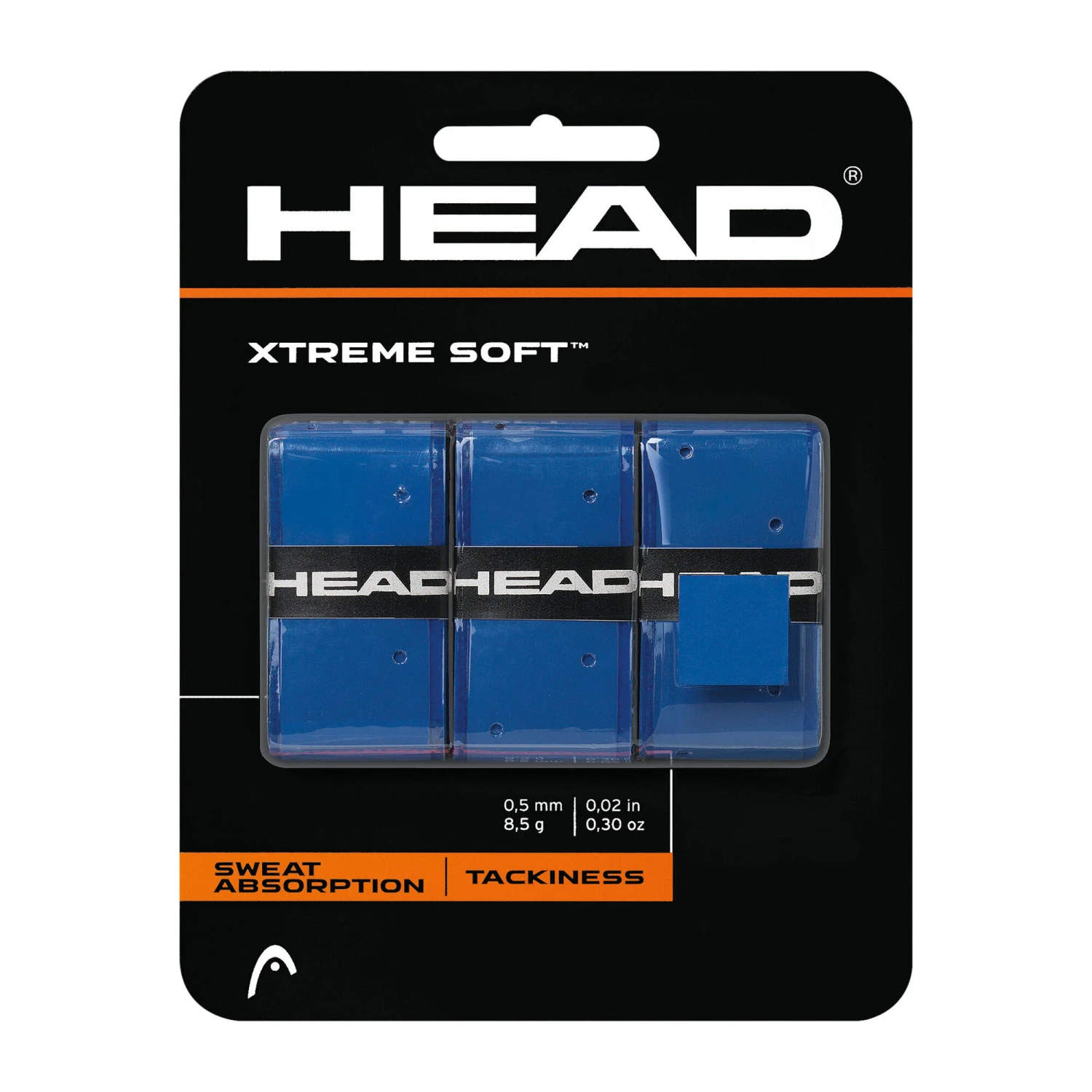 Head Xtreme Soft Confezione Da 3 - Blu 3 Head Xtreme Soft Confezione Da 3 - Blu