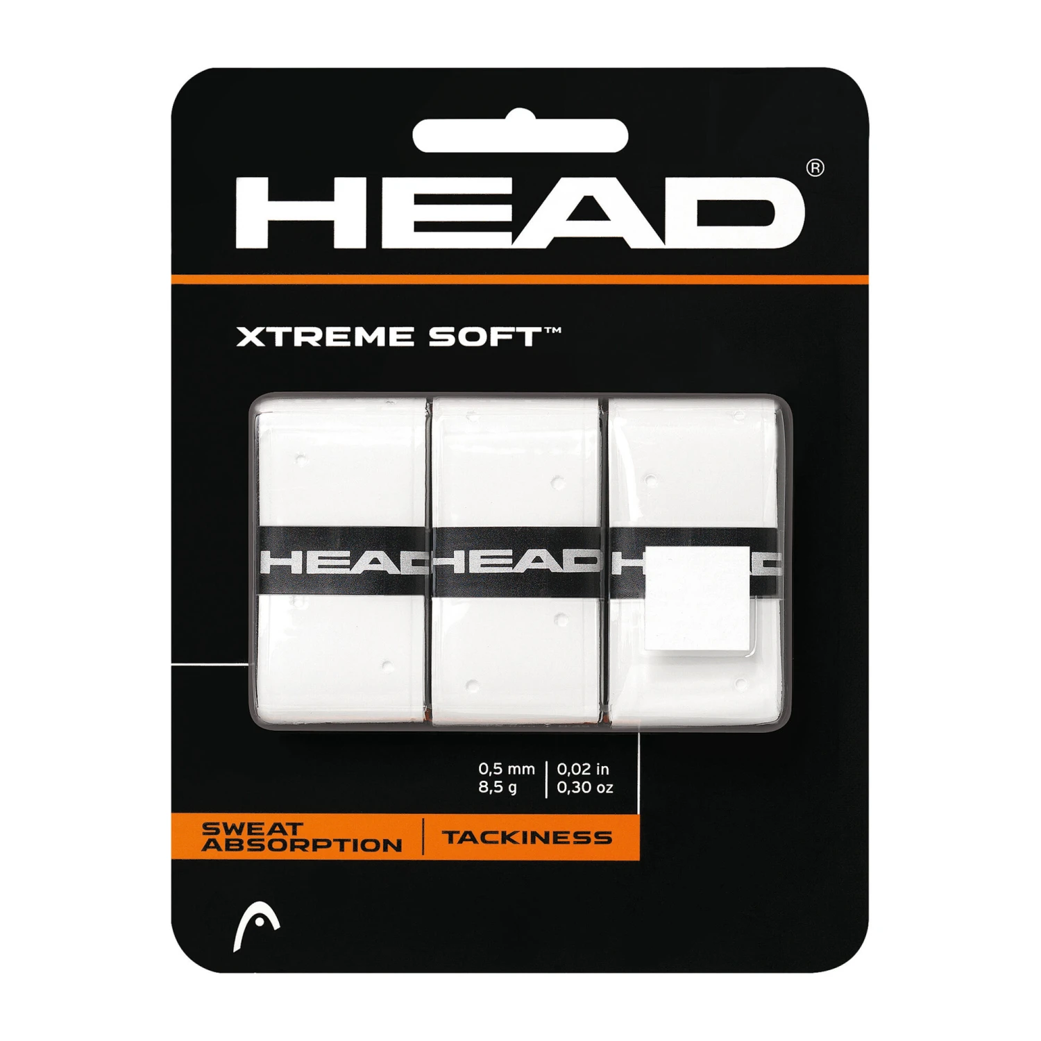 Head Xtreme Soft Confezione Da 3 - Bianco 3 Head Xtreme Soft Confezione Da 3 - Bianco