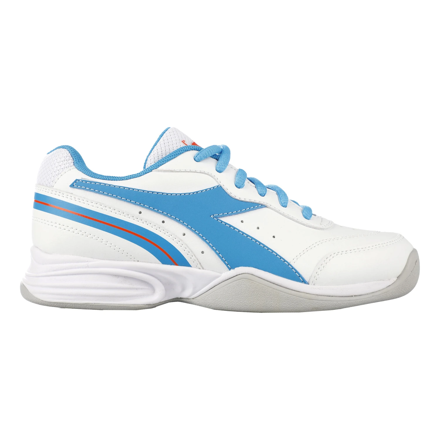 Diadora S.Challenge 4 SL Scarpa Per Tappeto Bambini - Bianco, Turchese 3 Diadora S.Challenge 4 SL Scarpa Per Tappeto Bambini - Bianco, Turchese