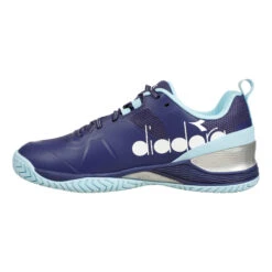 Diadora Blueshield Torneo 2 Donna - Blu Scuro, Bianco -Attrezzatura Da Tennis 00285000 0 3