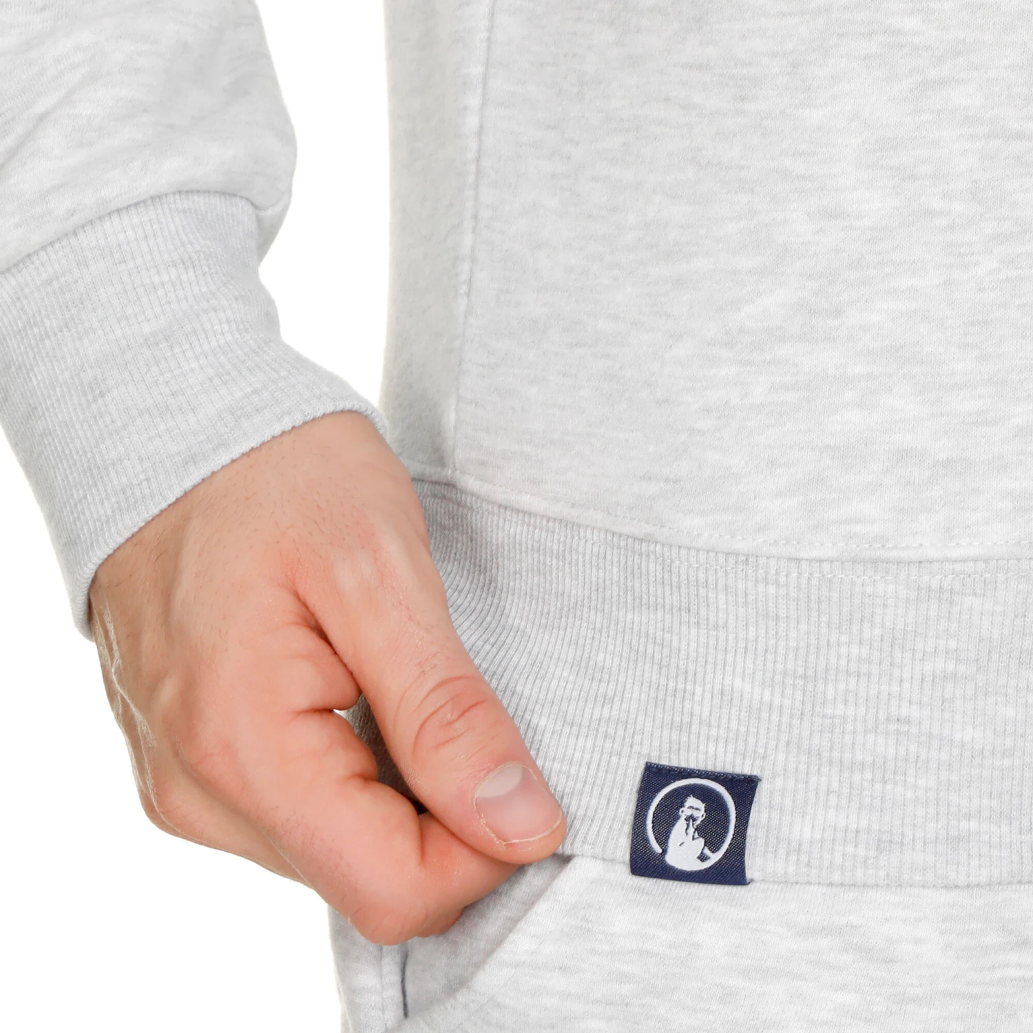 Retro Stripe Block Felpa Con Cappuccio Uomini - Grigio Chiaro, Multicolore 5 Retro Stripe Block Felpa Con Cappuccio Uomini - Grigio Chiaro, Multicolore - immagine 3