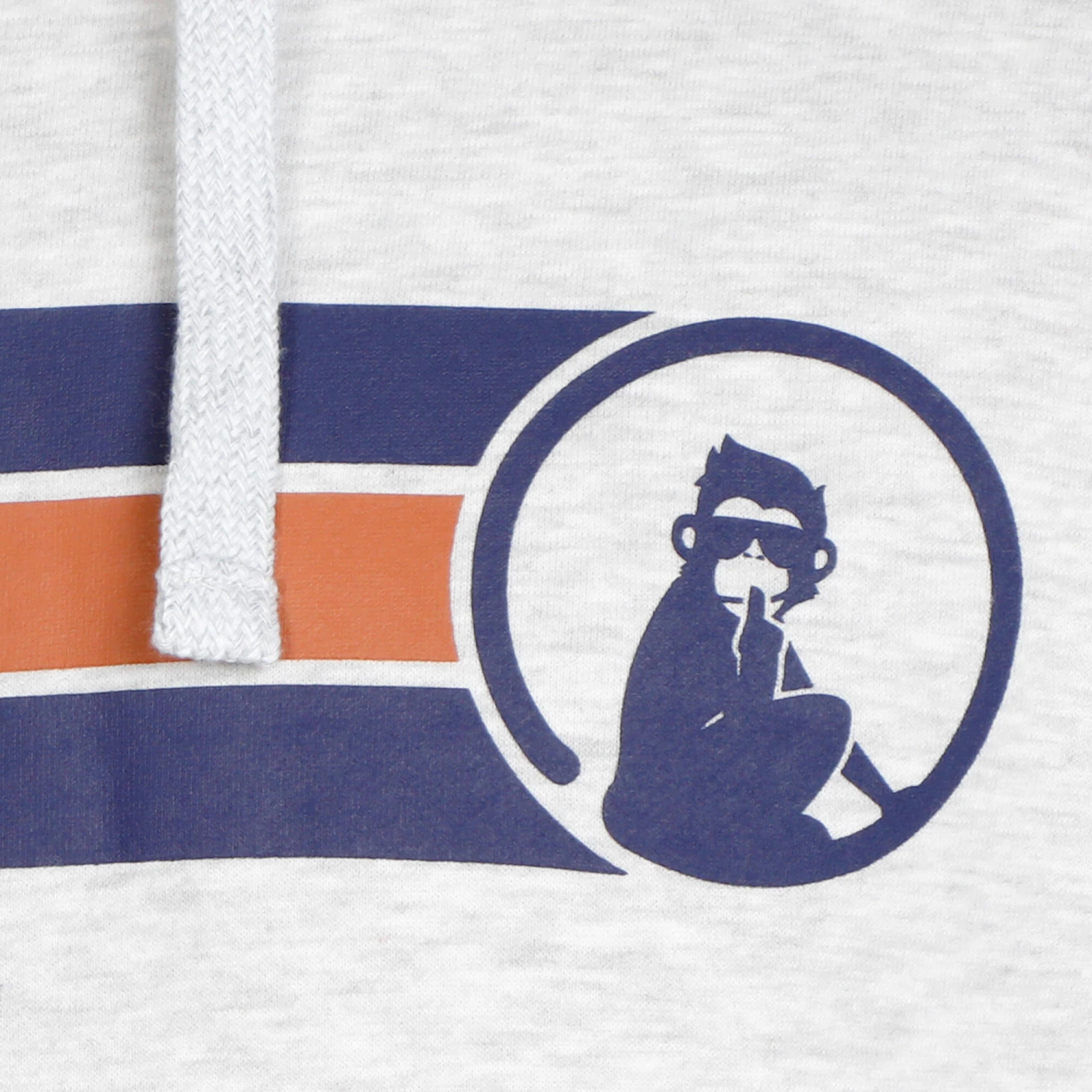 Retro Stripe Block Felpa Con Cappuccio Uomini - Grigio Chiaro, Multicolore 12 Retro Stripe Block Felpa Con Cappuccio Uomini - Grigio Chiaro, Multicolore - immagine 10