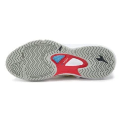 Diadora Speed Blushield Fly 4+ Scarpa Per Tutte Le Superfici Uomini - Bianco, Blu Scuro -Attrezzatura Da Tennis 00297000 0 5