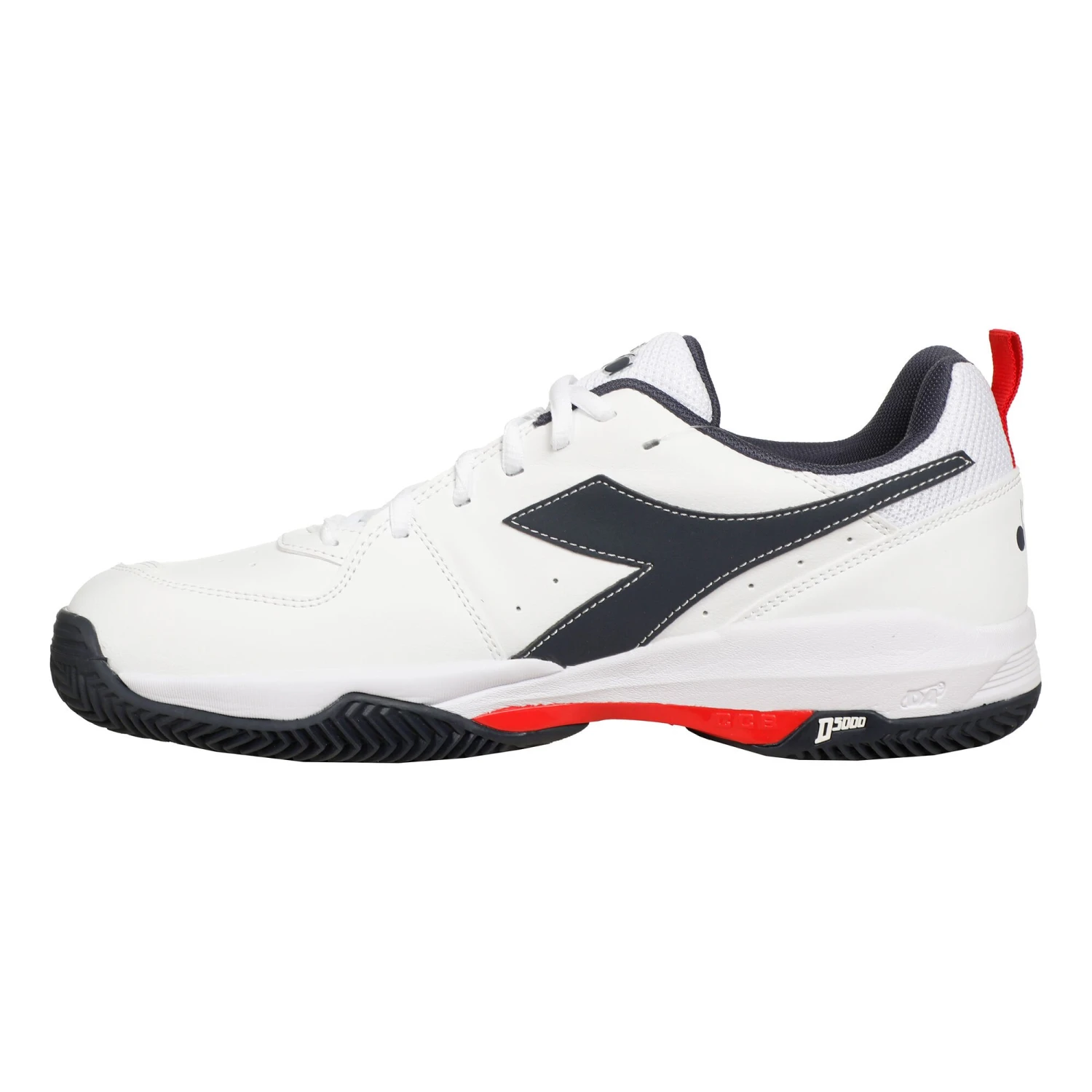 Diadora S. Challenge 5 SL Scarpa Per Terra Rossa Uomini - Bianco, Blu Scuro 4 Diadora S. Challenge 5 SL Scarpa Per Terra Rossa Uomini - Bianco, Blu Scuro - immagine 2