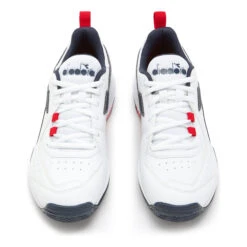 Diadora S. Challenge 5 SL Scarpa Per Terra Rossa Uomini - Bianco, Blu Scuro 9 Diadora S. Challenge 5 SL Scarpa Per Terra Rossa Uomini - Bianco, Blu Scuro -Attrezzatura Da Tennis 00306000 0 4