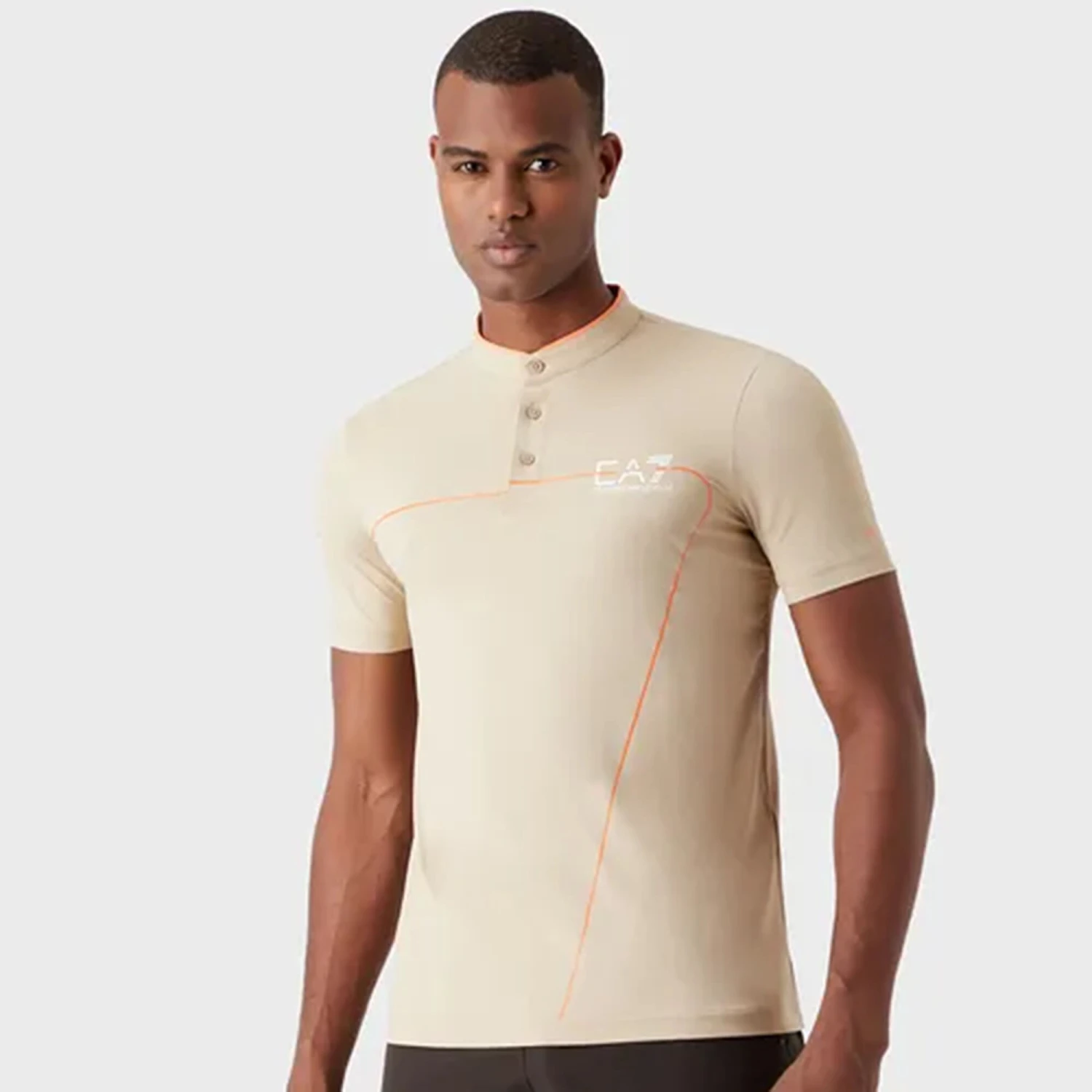 EA7 Felpa Uomini - Beige, Arancione 5 EA7 Felpa Uomini - Beige, Arancione - immagine 3