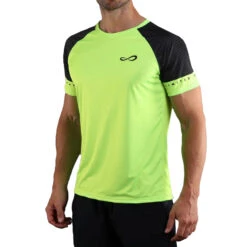 Endless Feisty Sleeves Maglietta Uomini - Verde Neon -Attrezzatura Da Tennis 00555000 13