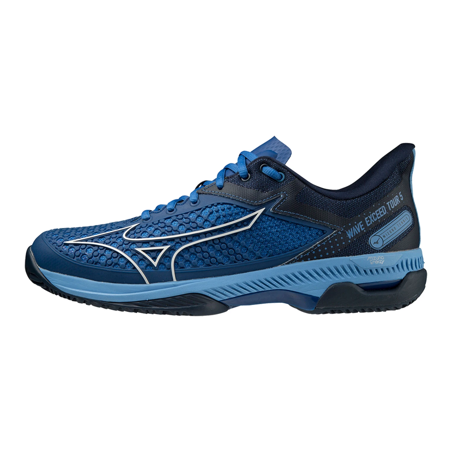 Mizuno Wave Exceed Tour 5 Scarpa Per Terra Rossa Uomini - Blu, Blu Chiaro 4 Mizuno Wave Exceed Tour 5 Scarpa Per Terra Rossa Uomini - Blu, Blu Chiaro - immagine 2