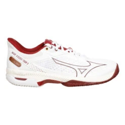 Mizuno Wave Exceed Tour 5 Scarpa Per Terra Rossa Donna - Bianco, Rosso Scuro