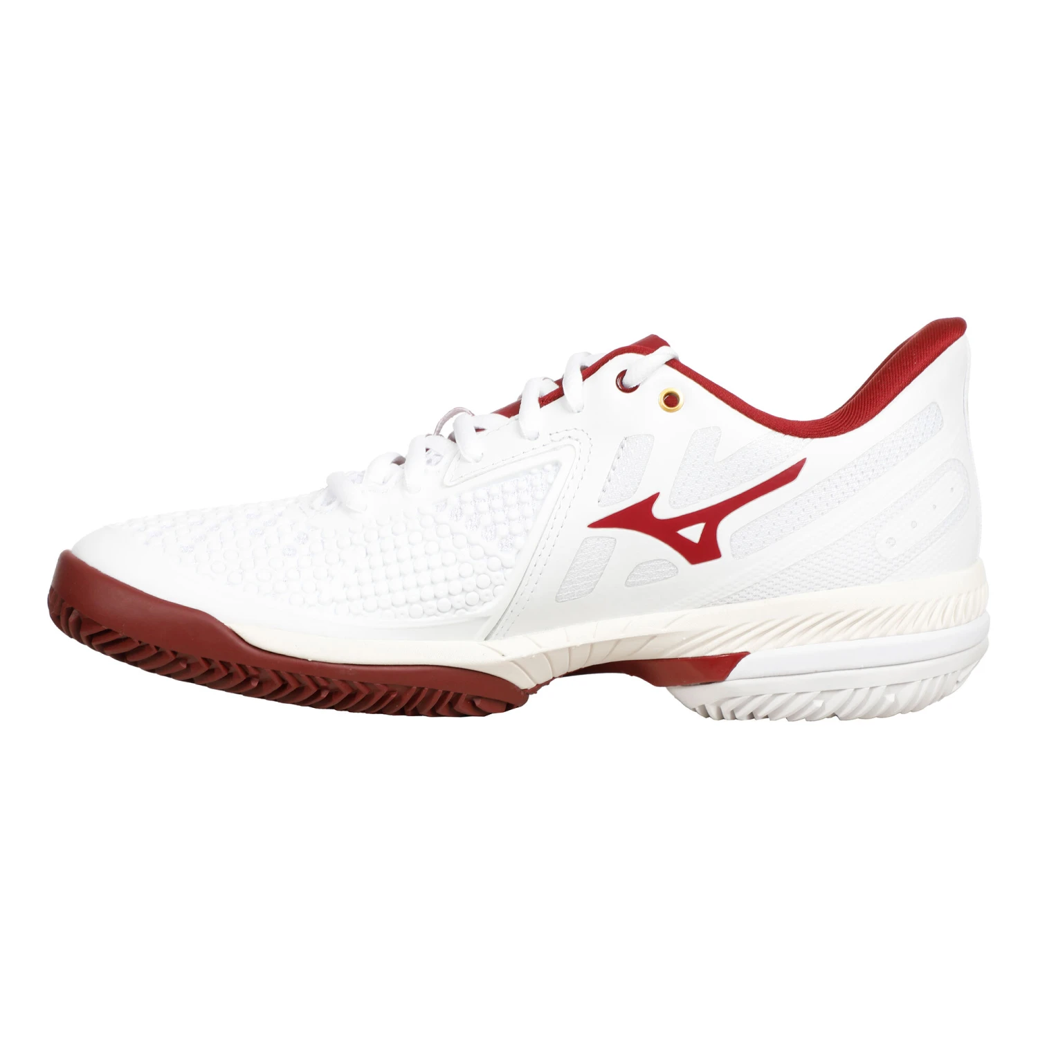 Mizuno Wave Exceed Tour 5 Scarpa Per Terra Rossa Donna - Bianco, Rosso Scuro 4 Mizuno Wave Exceed Tour 5 Scarpa Per Terra Rossa Donna - Bianco, Rosso Scuro - immagine 2