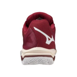 Mizuno Wave Exceed Light Scarpa Per Terra Rossa Donna - Rosso Scuro, Bianco -Attrezzatura Da Tennis 00767000 0 2