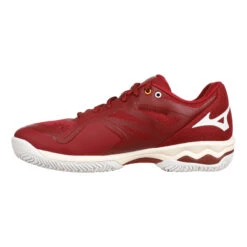 Mizuno Wave Exceed Light Scarpa Per Terra Rossa Donna - Rosso Scuro, Bianco -Attrezzatura Da Tennis 00767000 0 3