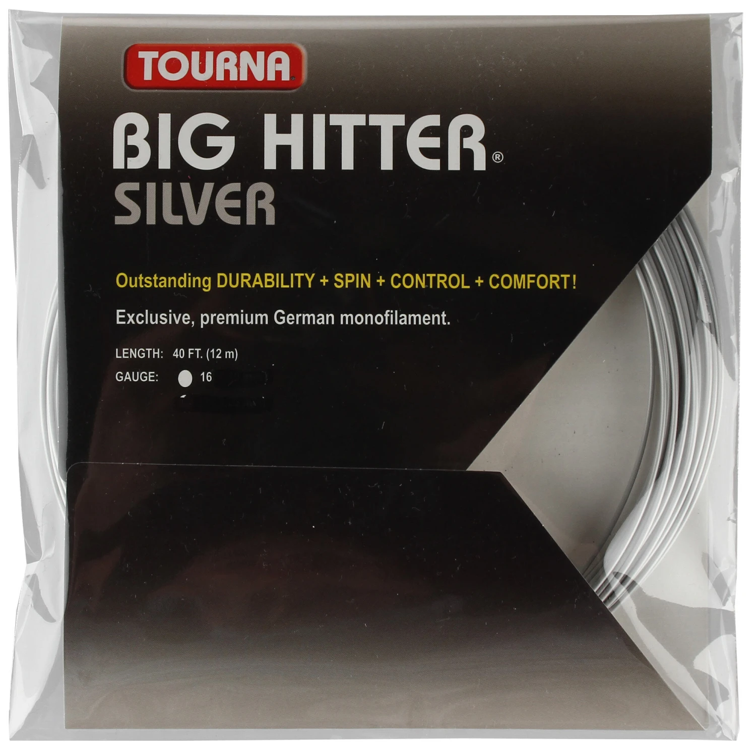 Tourna Big Hitter Set Di Corde 12m - Argento 3 Tourna Big Hitter Set Di Corde 12m - Argento