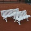 Panchina Da Tennis Con Schienale Curvo - Bianco -Attrezzatura Da Tennis 0121900000 000 4