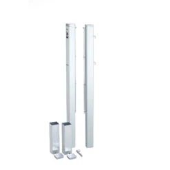 ASS Paletti Di Sostegno Rete Da Tennis - Argento