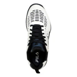 Fila Vicente Scarpa Per Tutte Le Superfici Uomini - Bianco, Blu -Attrezzatura Da Tennis 01248000 0 4