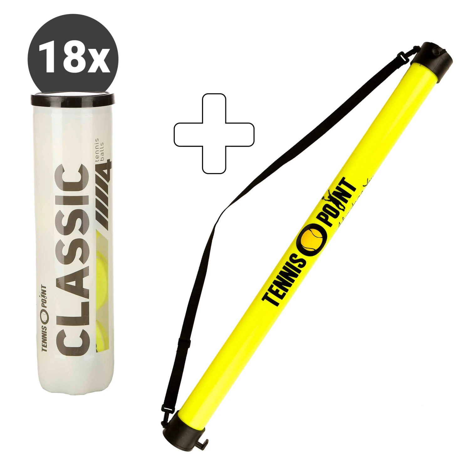 Classic Tennisball 18 Tubi Da 4 In Aggiunta Tubo Per Palline 3 Classic Tennisball 18 Tubi Da 4 In Aggiunta Tubo Per Palline
