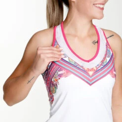 Athens With Reggiseni Sportivi Donna - Bianco, Multicolore -Attrezzatura Da Tennis 01265000 15