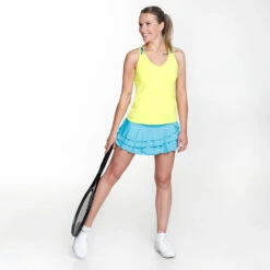 Entwine Racerback Canottiera Donna - Giallo 9 Entwine Racerback Canottiera Donna - Giallo -Attrezzatura Da Tennis 01271000 11