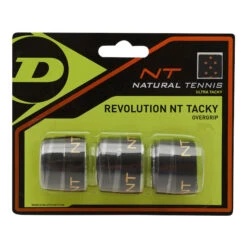 Dunlop Revolution NT Tacky Confezione Da 3 - Nero
