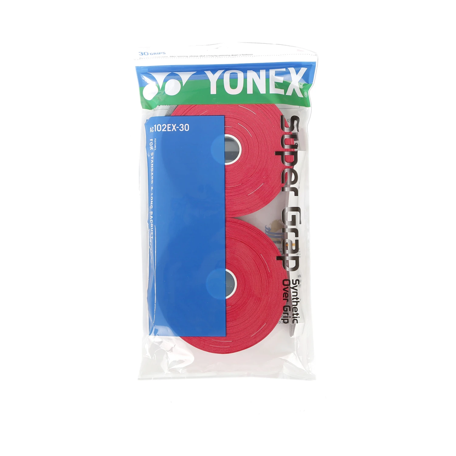 YONEX Super Grap Confezione Da 30 - Rosso 3 YONEX Super Grap Confezione Da 30 - Rosso