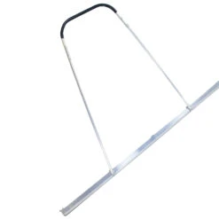 Livellatore In Gomma 2m - Argento, Nero