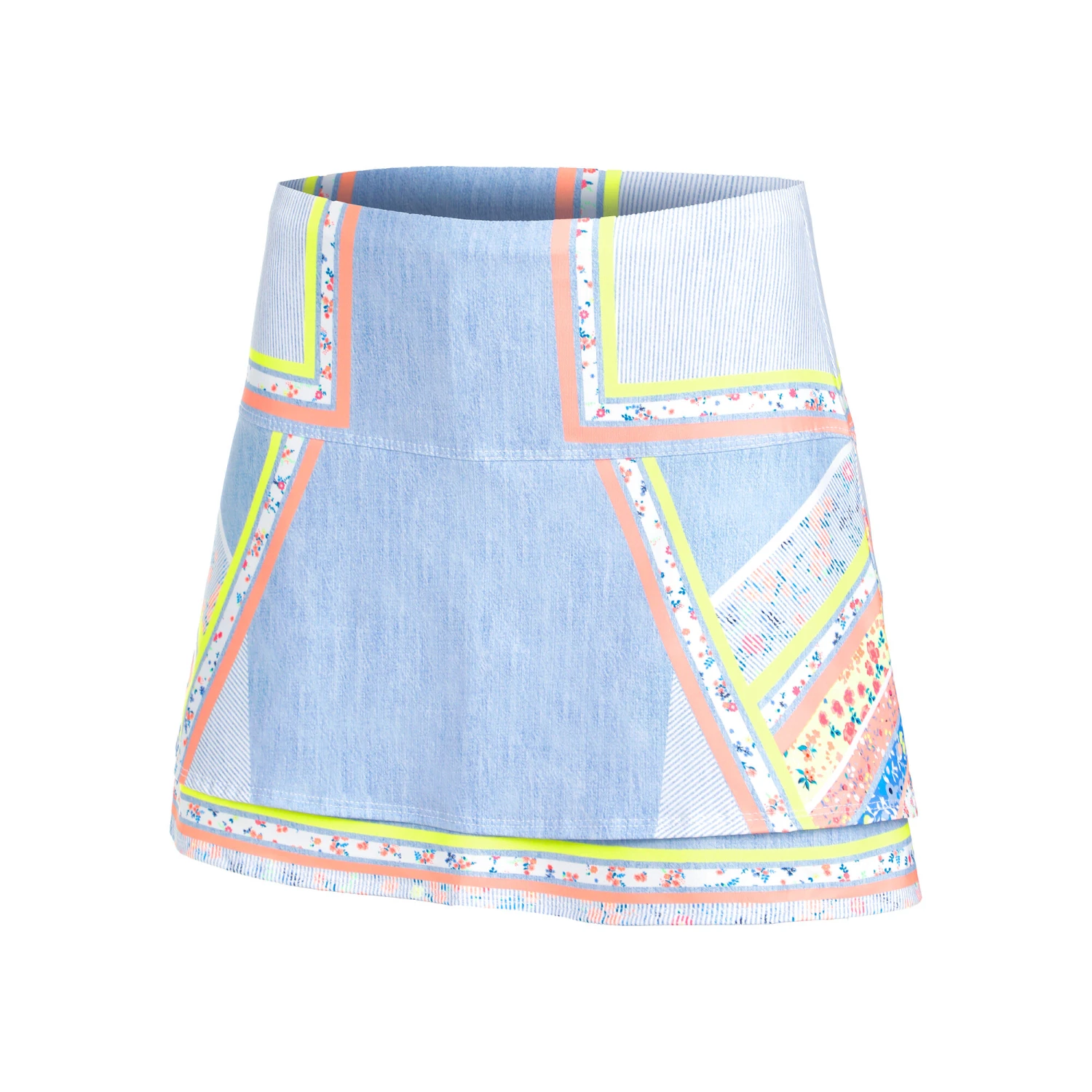 Long Blossom Gonna Donna - Blu Chiaro, Multicolore 3 Long Blossom Gonna Donna - Blu Chiaro, Multicolore