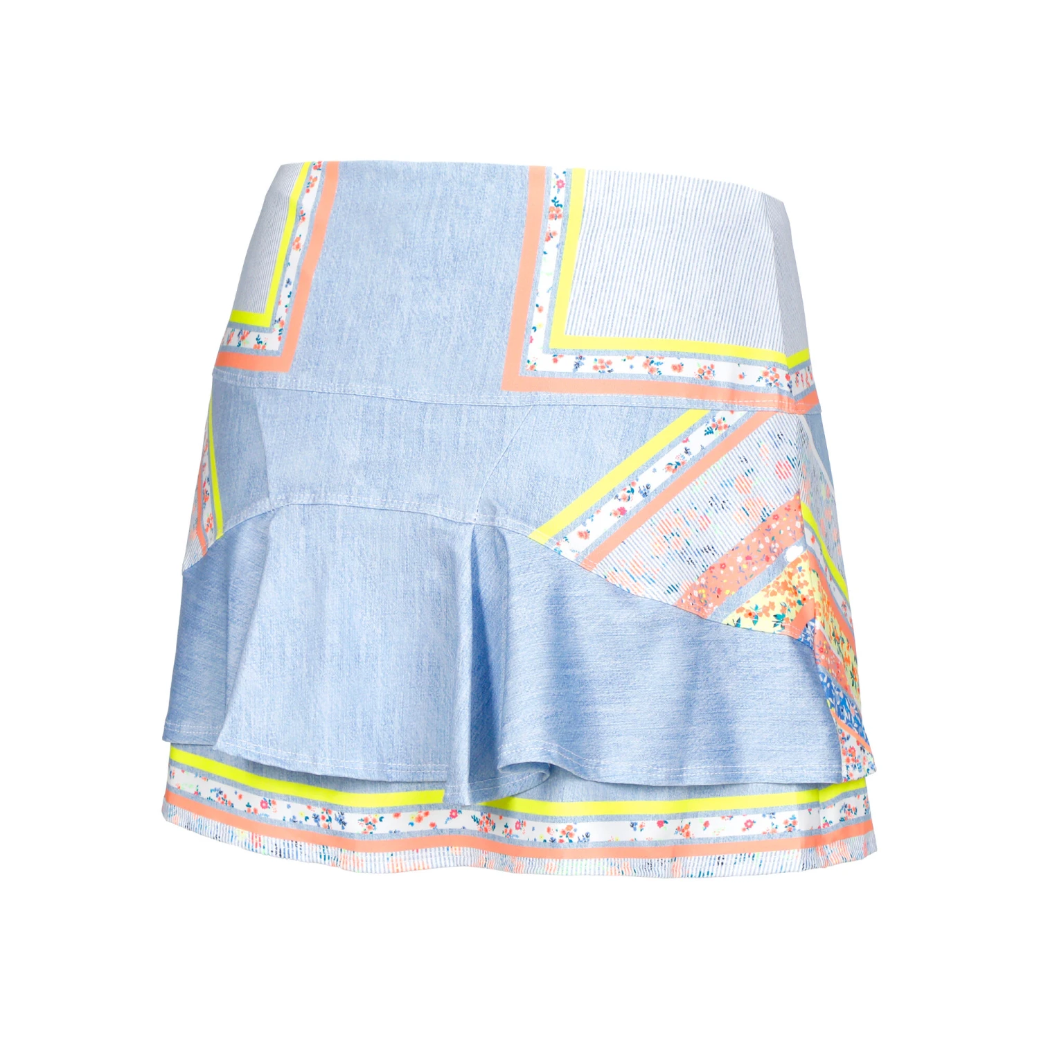 Long Blossom Gonna Donna - Blu Chiaro, Multicolore 4 Long Blossom Gonna Donna - Blu Chiaro, Multicolore - immagine 2