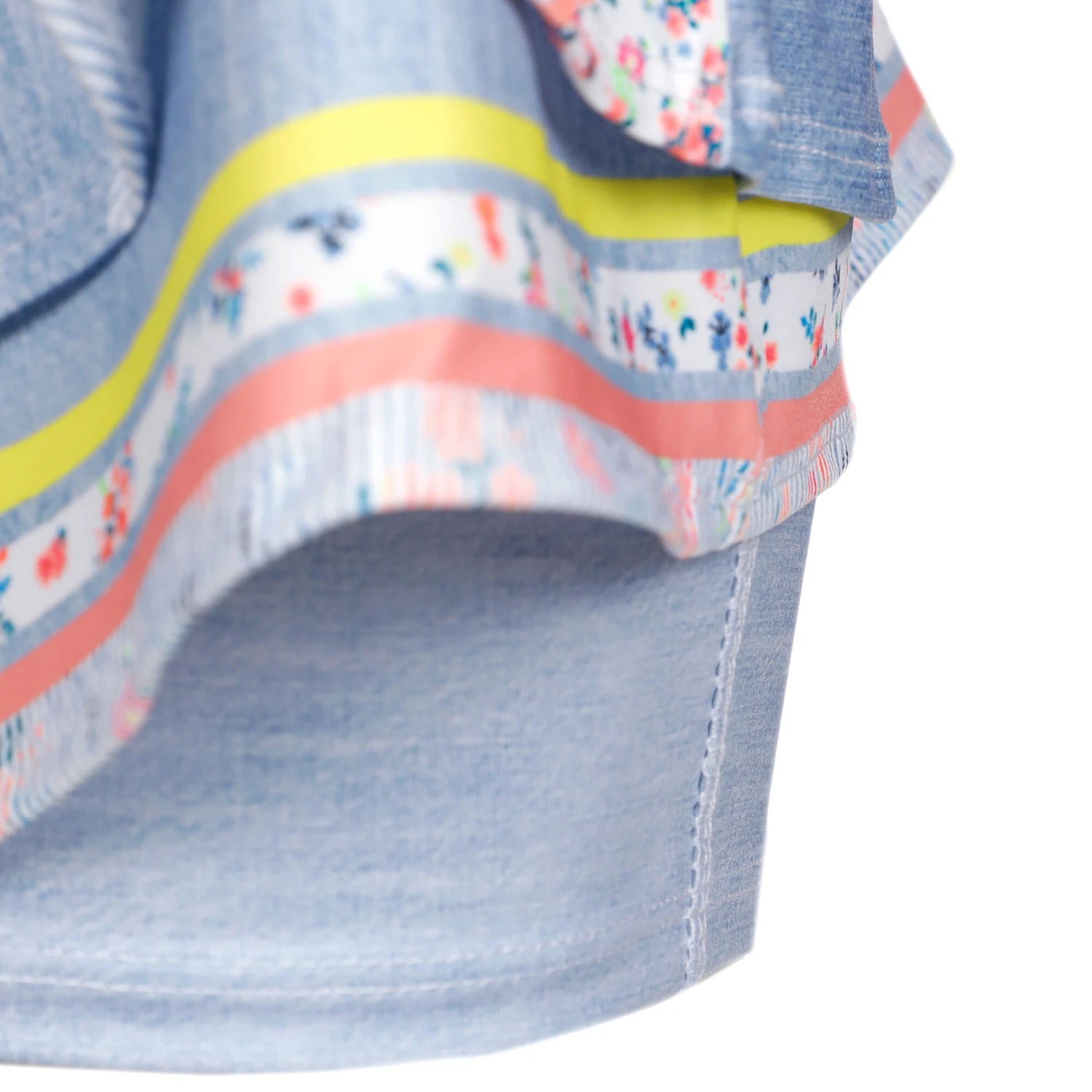 Long Blossom Gonna Donna - Blu Chiaro, Multicolore 5 Long Blossom Gonna Donna - Blu Chiaro, Multicolore - immagine 3