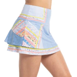 Long Blossom Gonna Donna - Blu Chiaro, Multicolore 13 Long Blossom Gonna Donna - Blu Chiaro, Multicolore -Attrezzatura Da Tennis 01347000 15