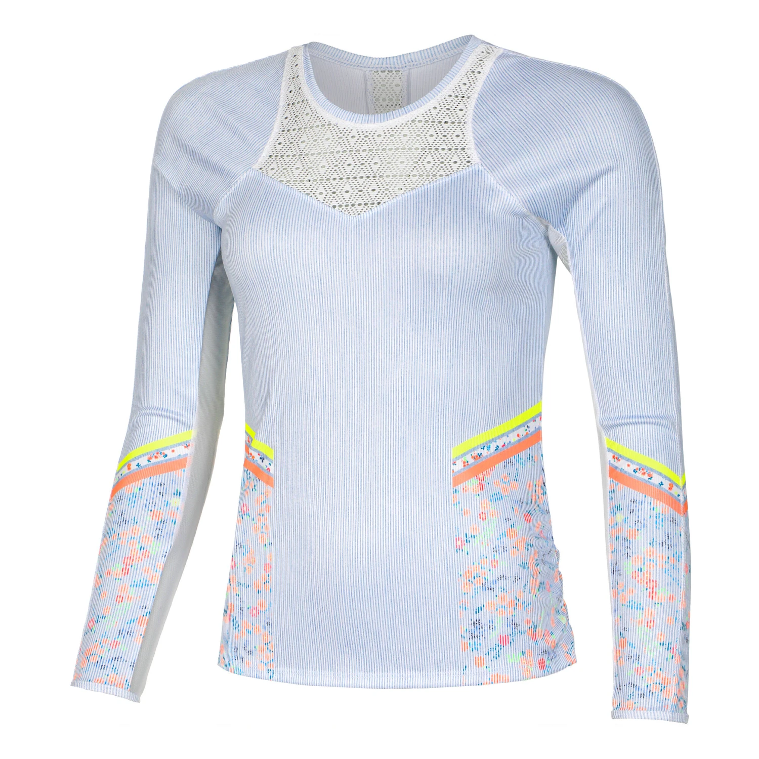 Chambray Blossom Manica Lunga Donna - Blu Chiaro, Multicolore 3 Chambray Blossom Manica Lunga Donna - Blu Chiaro, Multicolore