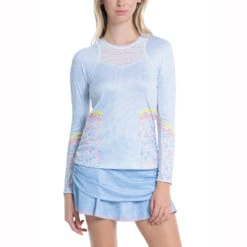 Chambray Blossom Manica Lunga Donna - Blu Chiaro, Multicolore 16 Chambray Blossom Manica Lunga Donna - Blu Chiaro, Multicolore -Attrezzatura Da Tennis 01353000 13
